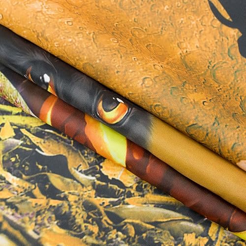 Miniatura 8 de LB Arte de pared de Halloween, gato de bruja de terror y luces de calabaza de árbol muerto con cementerio espeluznante naranja de luna llena sobre