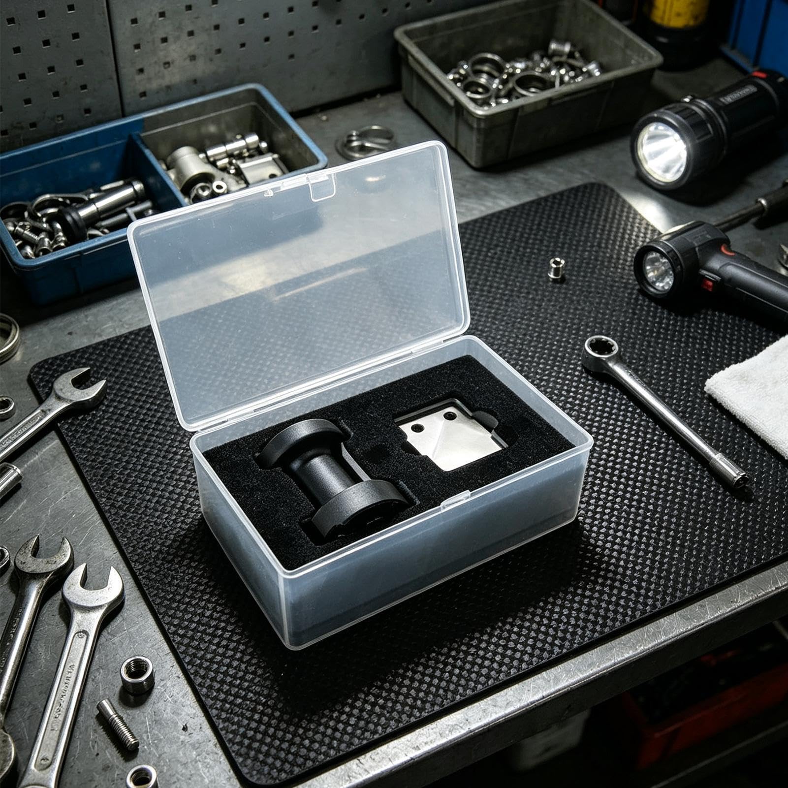 Herramienta Quitagranos de Tungsteno Rectangular de Precisión Inoxidable