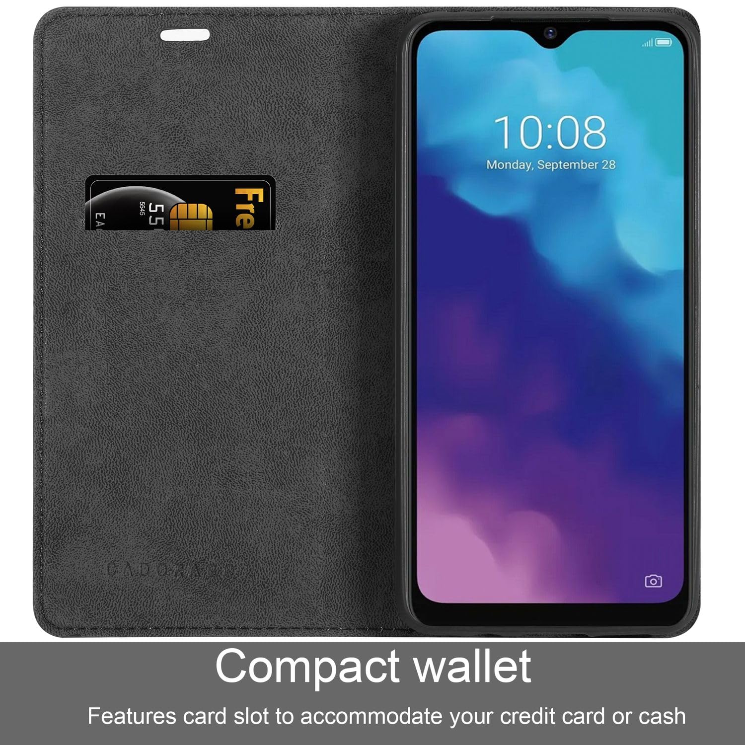 Cadorabo Hülle Für ZTE Blade V30 Vita – Book Style Mit Magnetverschluss, Standfunktion & Kartenfach