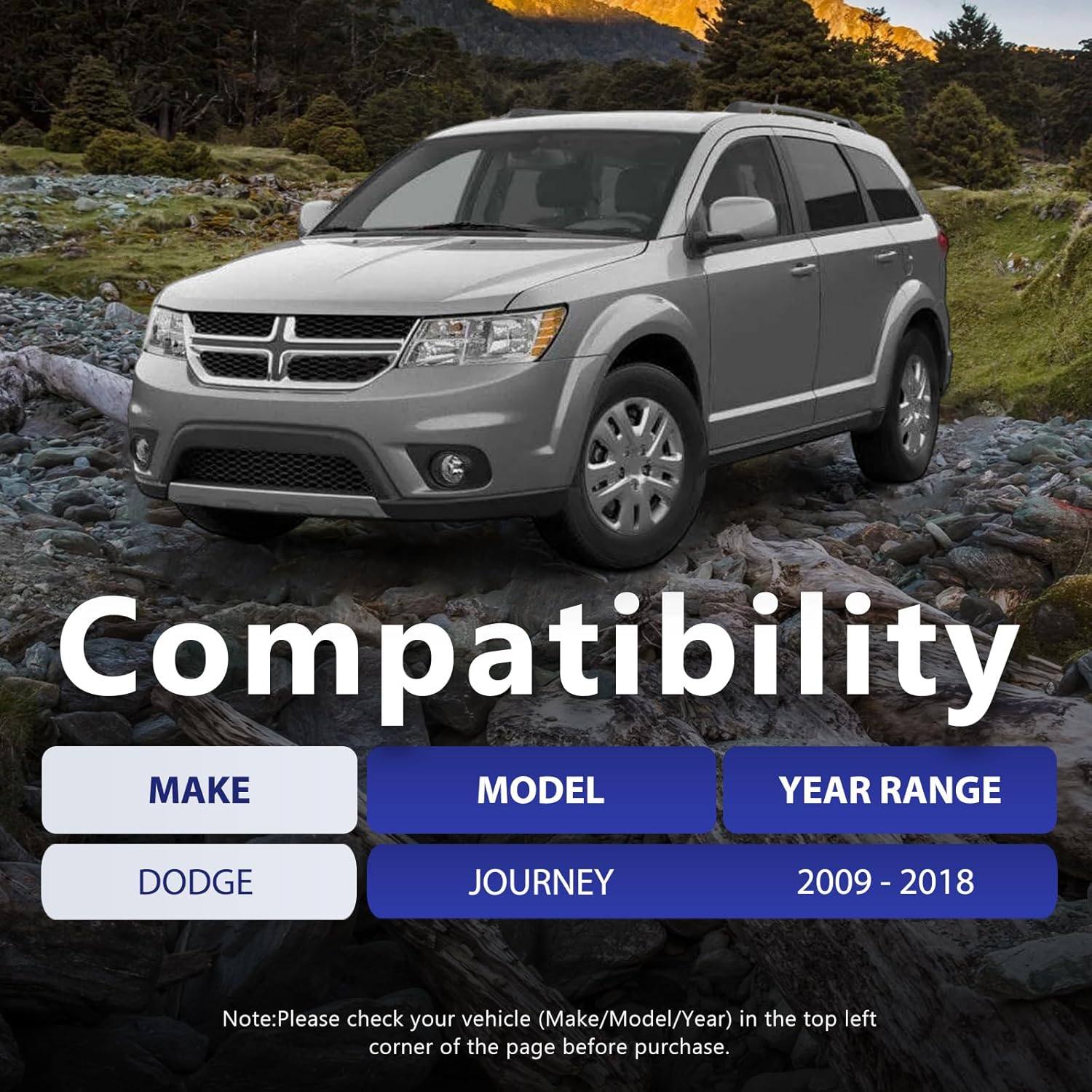 Sway Bar Link 4Pcs K750382Front and Rear Stabilizer Sway Bar End Links Kit Compatible With 2009-2018 Dodge Journey