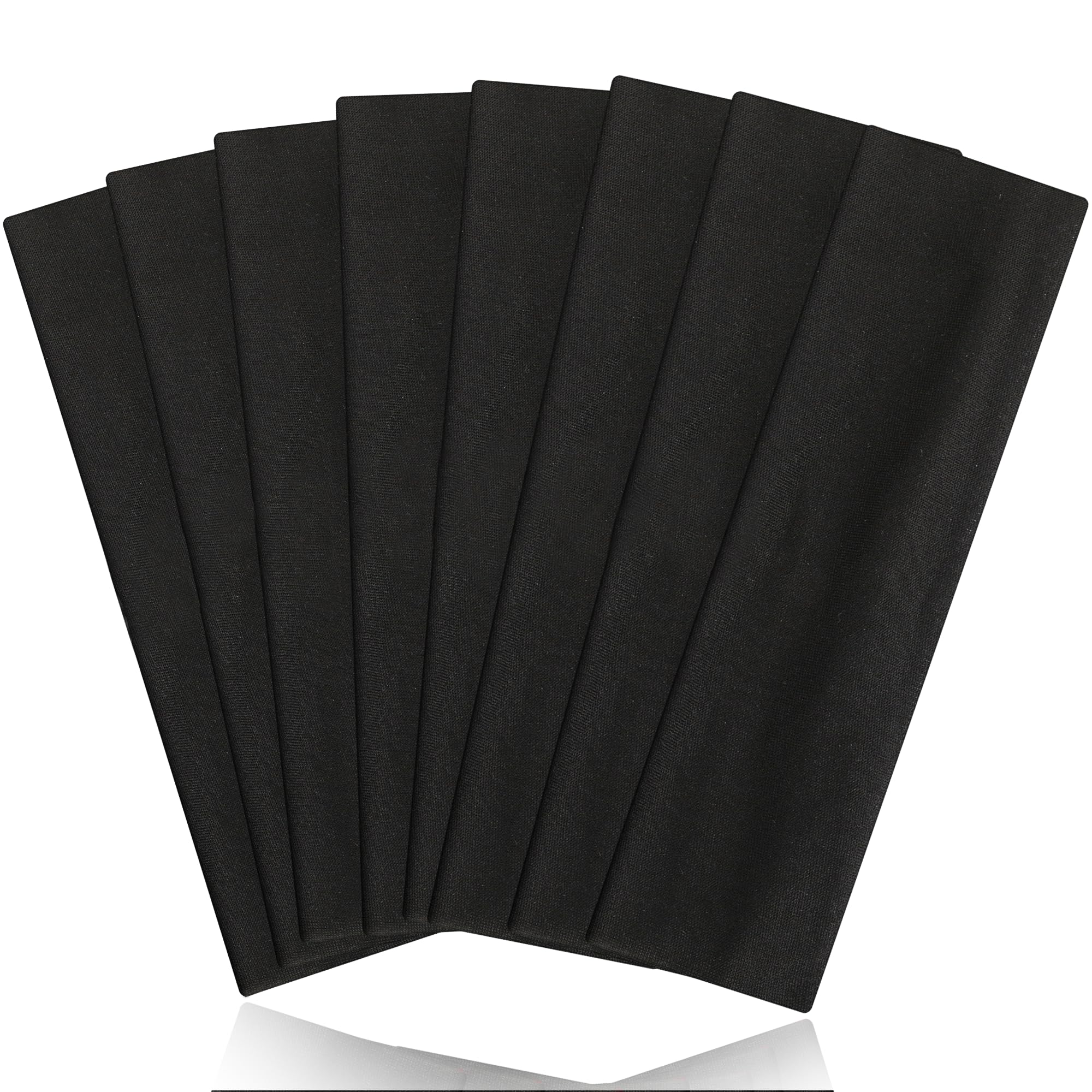 Headbands for Women 8PCS, Non Slip Sports Headband Elastic Soft Running Fashion Headband Absorb Sweat Headbands for Men for Women-image-34