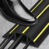 Floor Cable Cover, 3M Rubber Cable Protector Outdoor Floor Cable Tidy with 3 Large Wire Cord Channel, Heavy Duty, Black