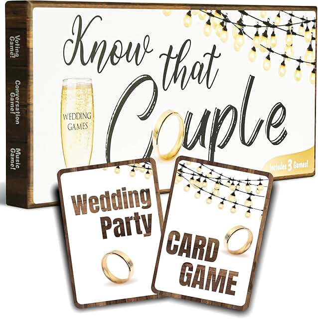 Know That Couple - Bridal Shower & Engagement Party Game 3-in-1 Wedding ...