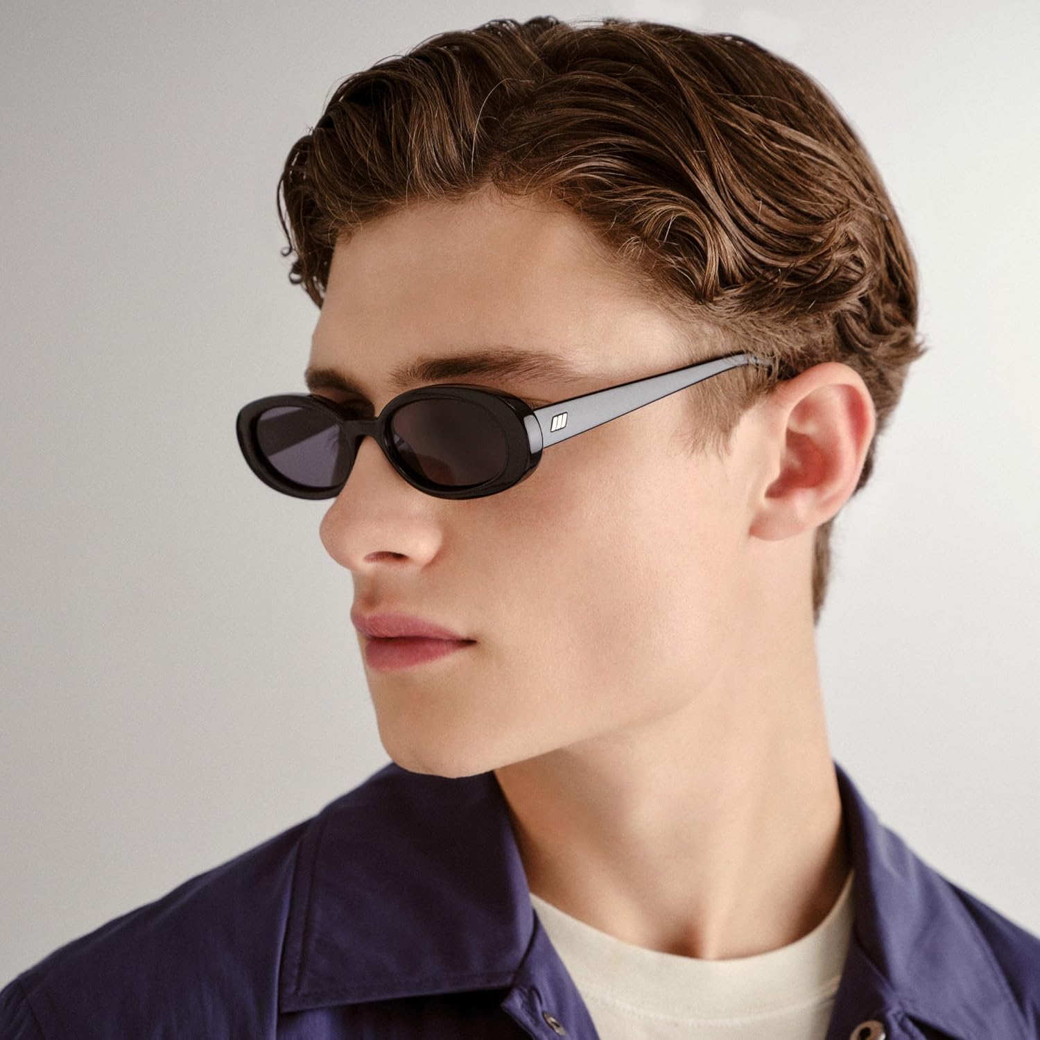 Le Specs Outta Love Sunglasses - Narrow, Oval, Unisex, Micro 90s Sleek Style - Image 7