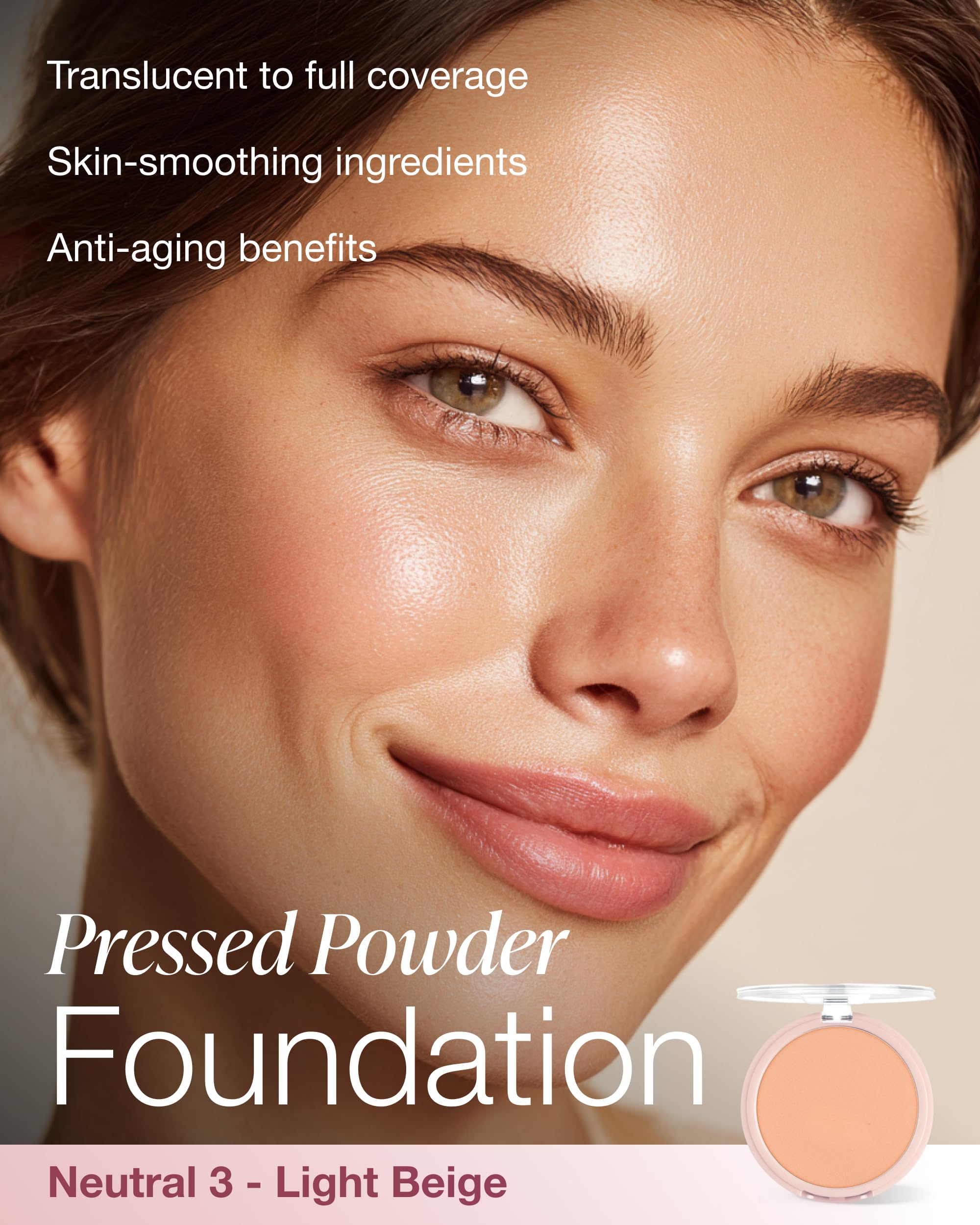 Amazon.com : Mineral Fusion Pressed Powder Foundation (Neutral 3