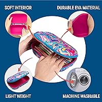 Vista 3 de ZIPIT Estuche de Lápices Colorido para Niñas, Bonito Estuche de Lápices para la Escuela, Caja Organizadora de Papelería de Gran Capacidad