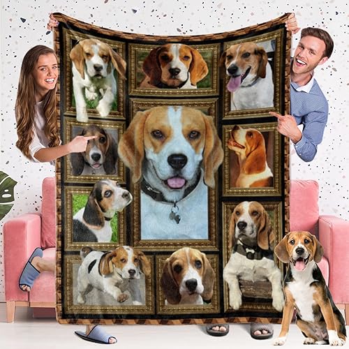 Manta Beagle para mujeres, hombres y niños, regalos de Beagle para los amantes de los perros Beagle, manta suave y acogedora manta ligera para sofá disponible en Yaxa Peru