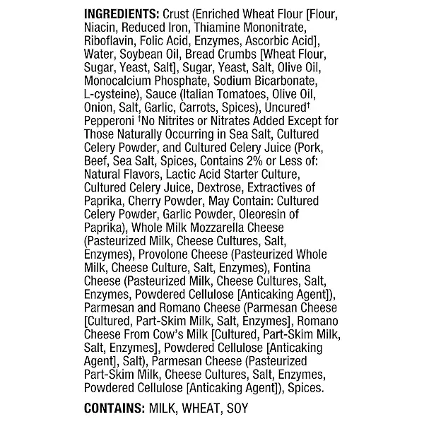Rao's Made For Home Uncured Pepperoni Pizza Frozen Pizza, 18.3 Oz Box 3