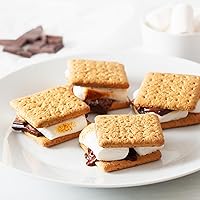 Vista 5 de Nostalgia Fabricante de S'mores Eléctrico de Mesa para Interior - Kit de S'mores con Palitos para Asar Malvaviscos y 4 Bandejas para Galletas