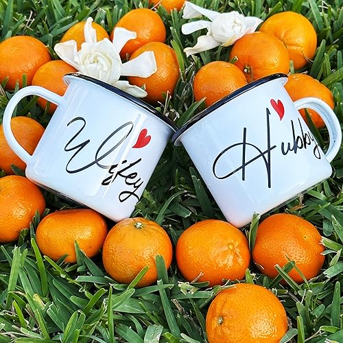 Miniatura 6 de Mr and Mrs - Juego de tazas de café, tazas de pareja, para él y ella, juego de tazas de café Mr and Mrs para él y ella, tazas para él y ella, tazas