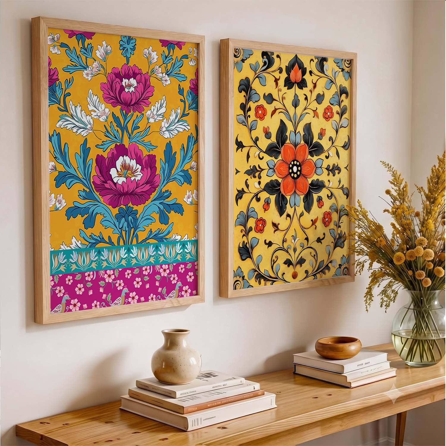 Madhubani Wall Art Paintings - Indian Home Decor -5