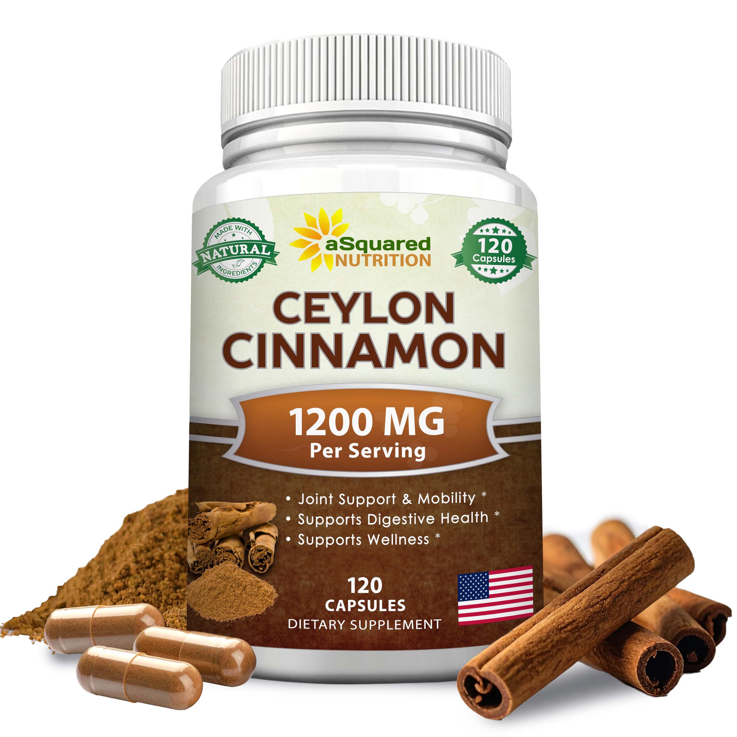 aSquared Nutrition Natural Ceylon Cinnamon