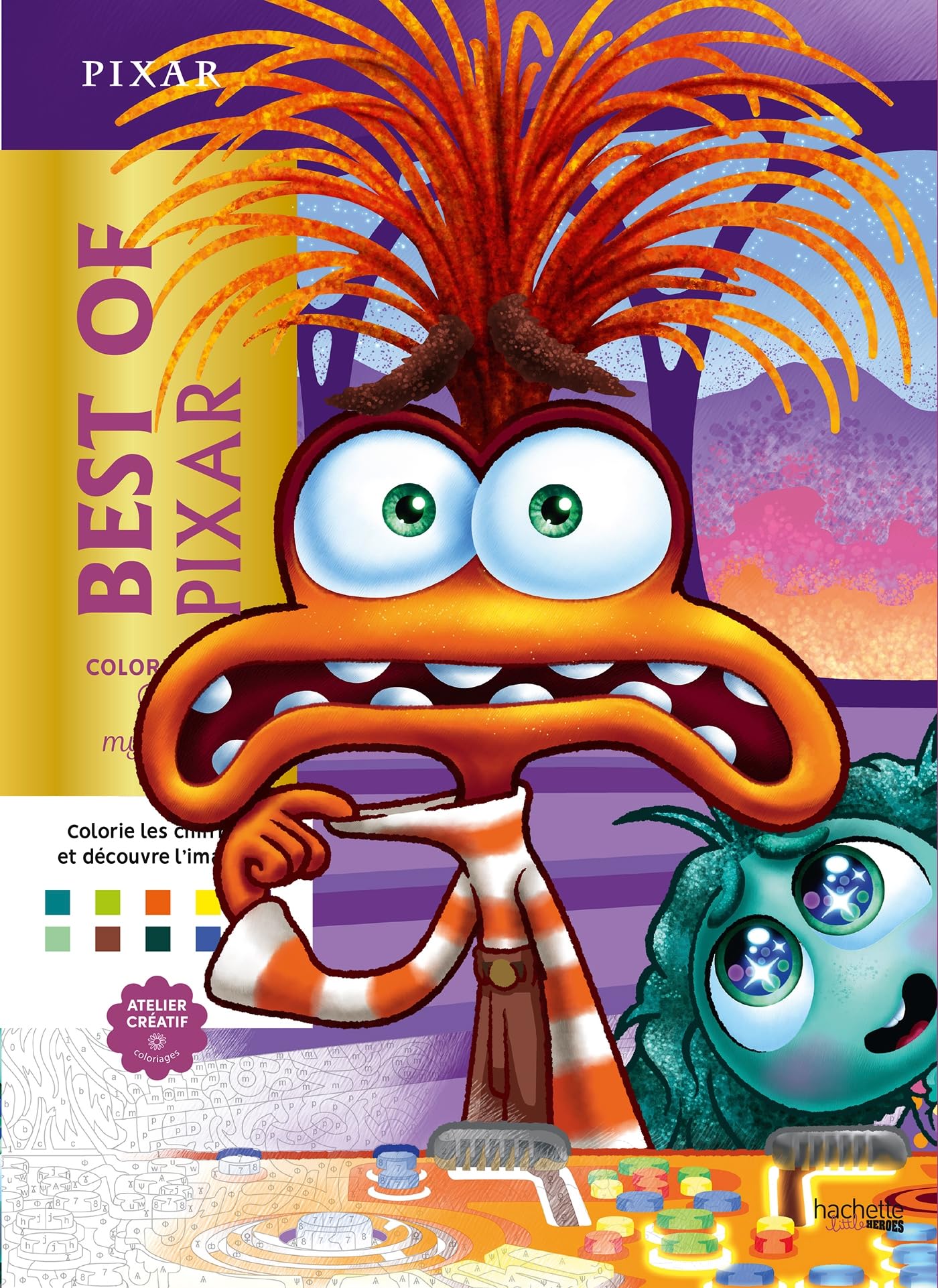 Coloriages mystères Disney - Best of Pixar : Collectif: Amazon.fr