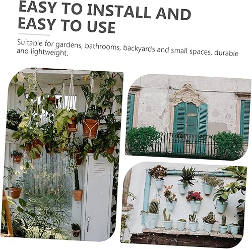 Miniatura 6 de 2 macetas de pared de plástico resistentes para colgar en la organización