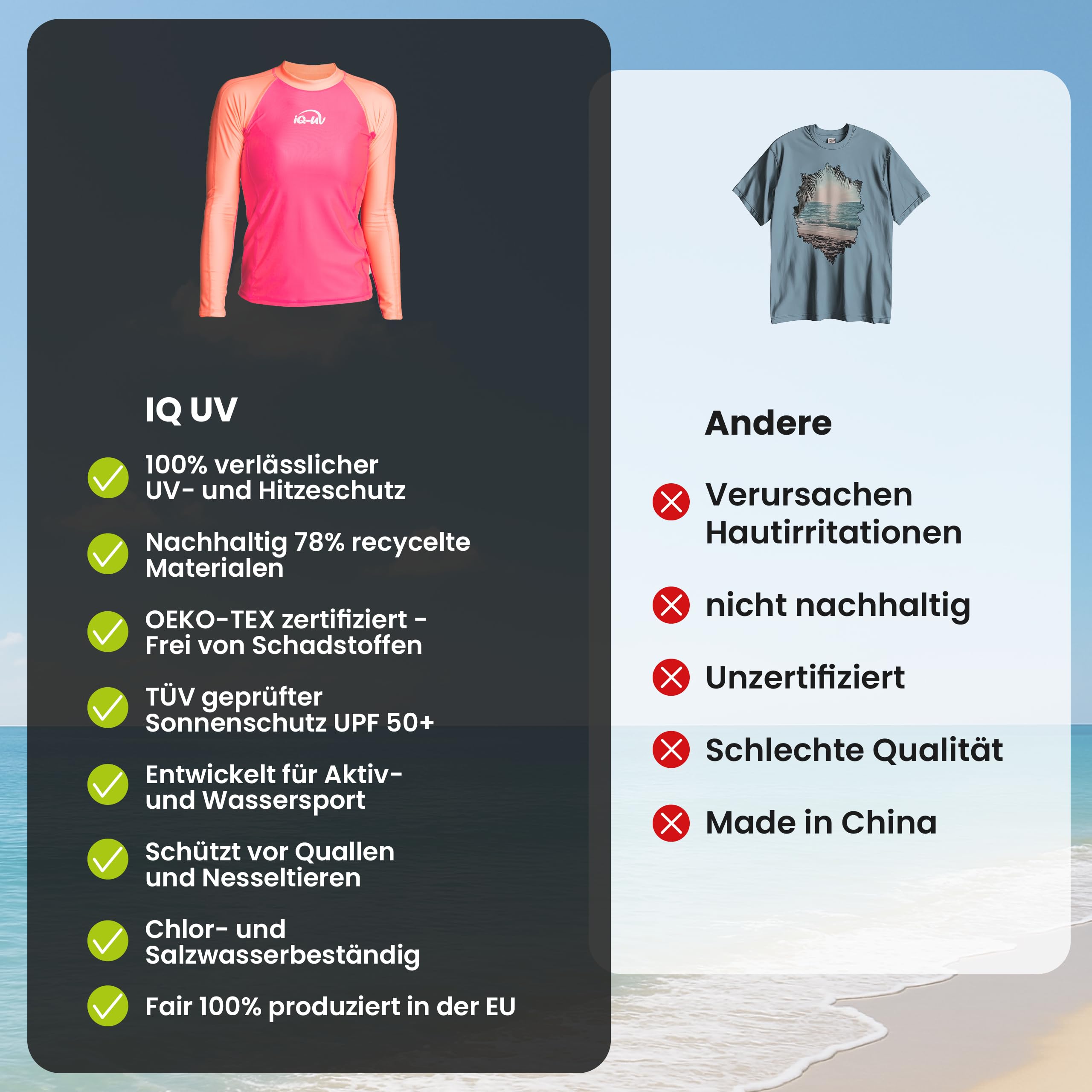 iQ-Company - Maglia Maniche Lunghe da Donna, Muta, IQ 300