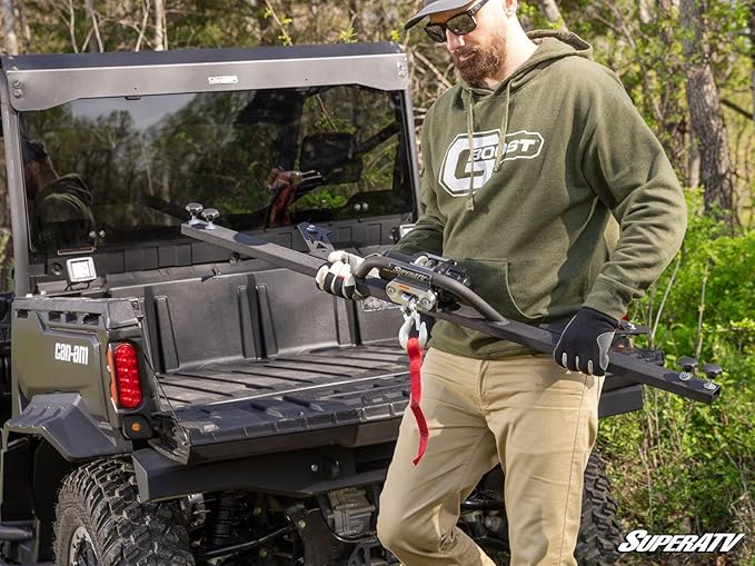 SuperATV Winch Eléctrico para Cama Can Am Defender 500lb miniatura 9