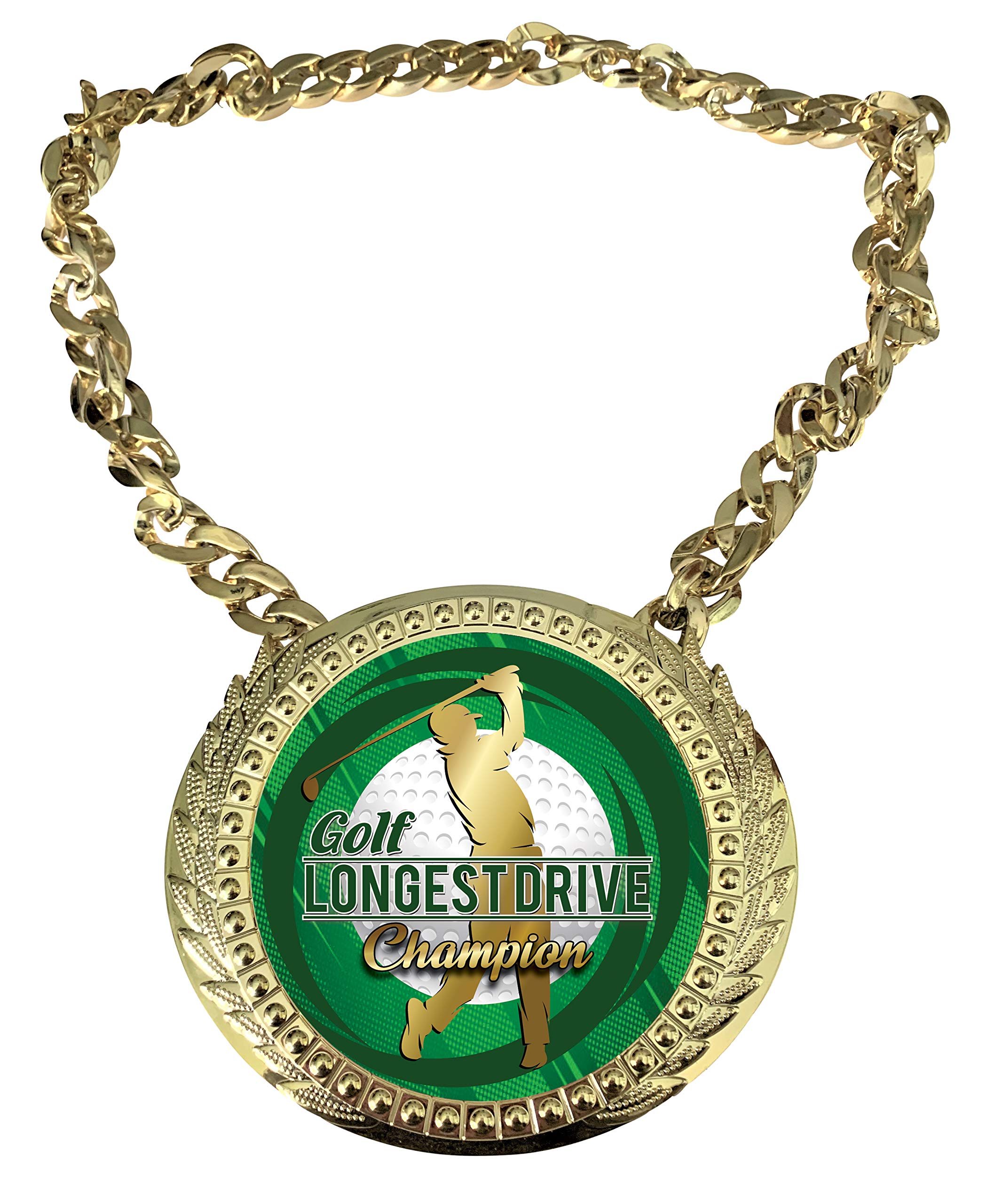 Buy Express Medals Golf Longest Drive Champ Chain Trophy Award with a