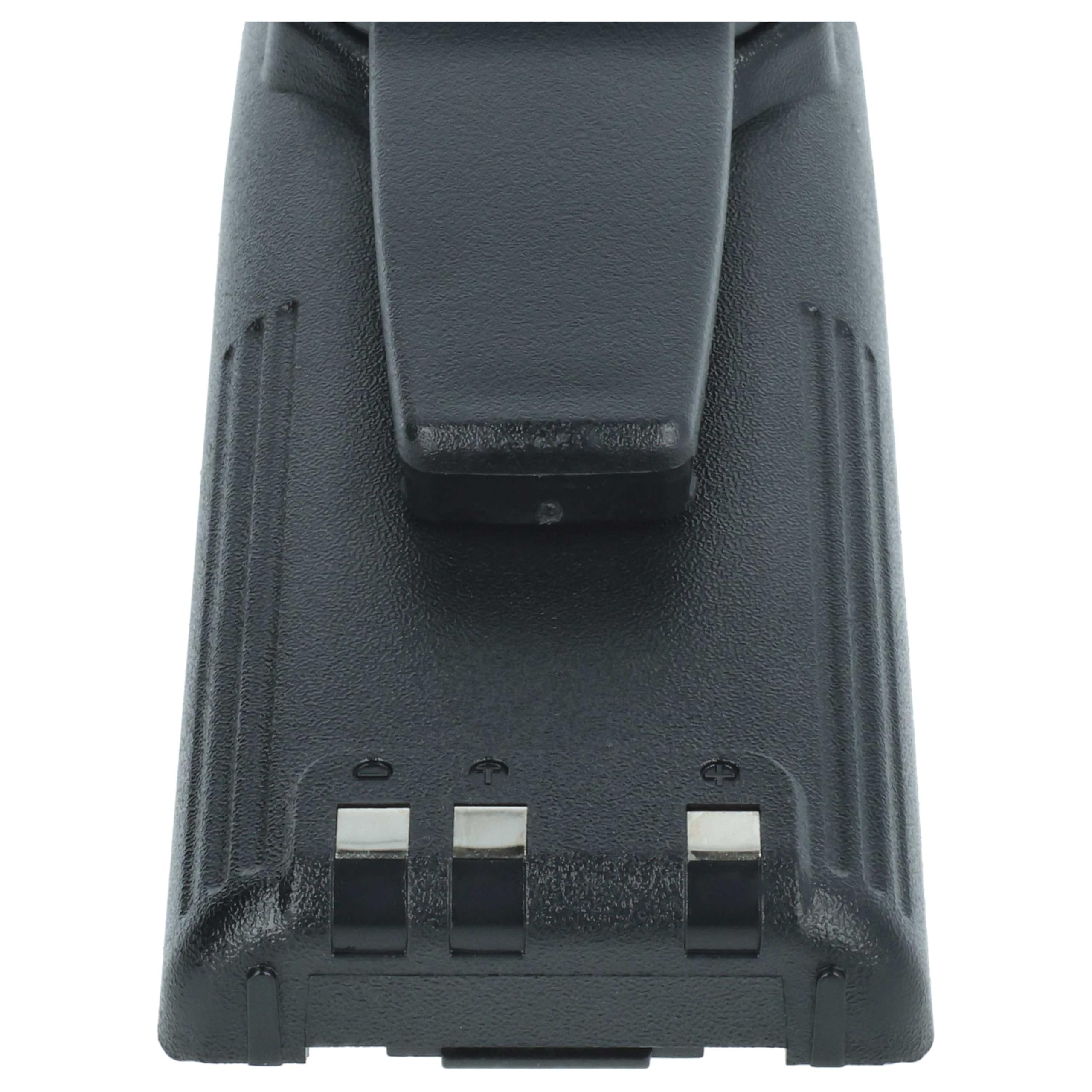 vhbw batteria compatibile con Icom IC-T3H, IC-F4GT, IC-V81, IC-V82, IC-U82, IC-V8 radio (2000mAh, 7,2V, NiMH)