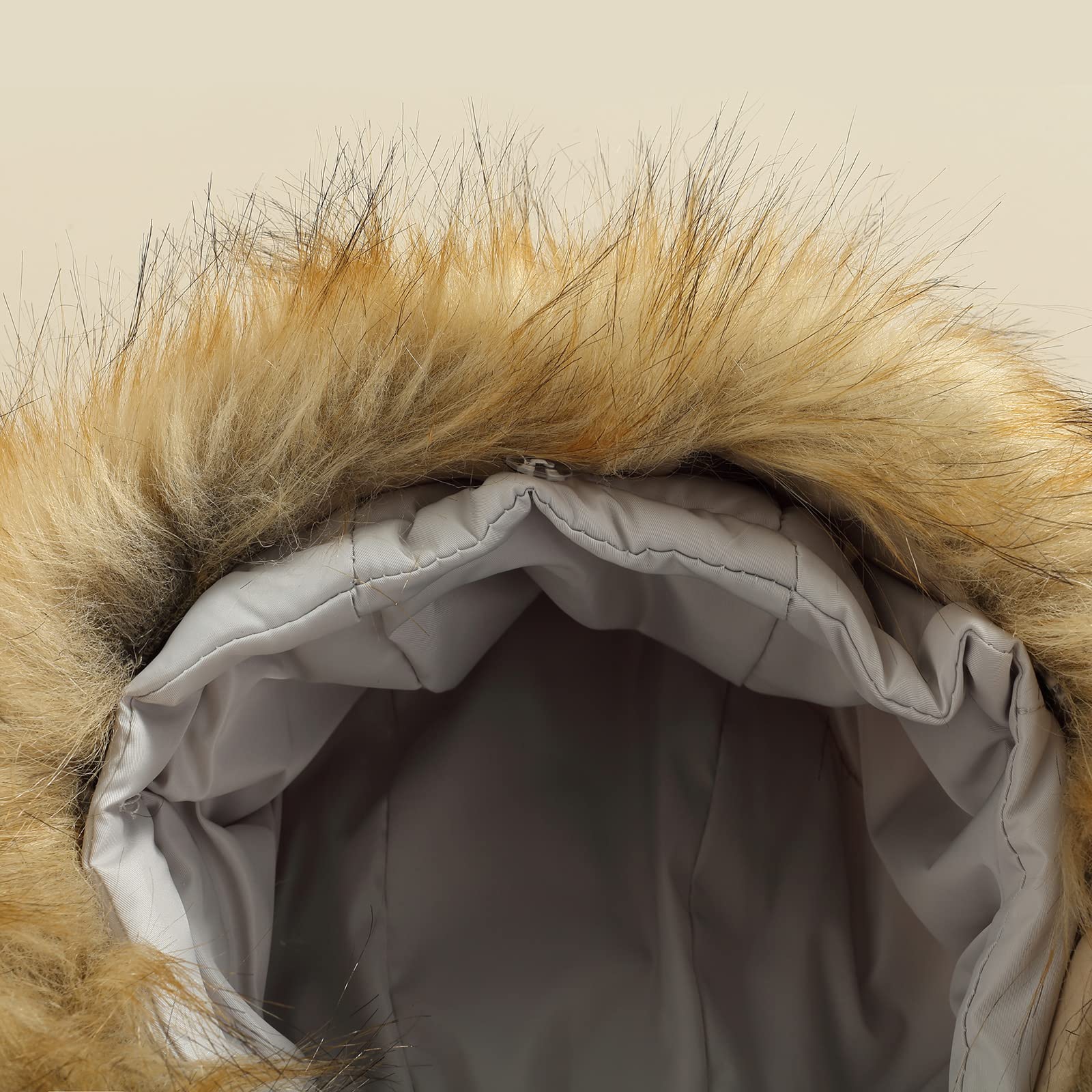 Combinaison de Neige Polaire Bébé Barboteuse à Capuche Hiver Grenouillère Pyjama Zippé Épais Salopette Vêtement une pièce Chaud pour Garçon Fille