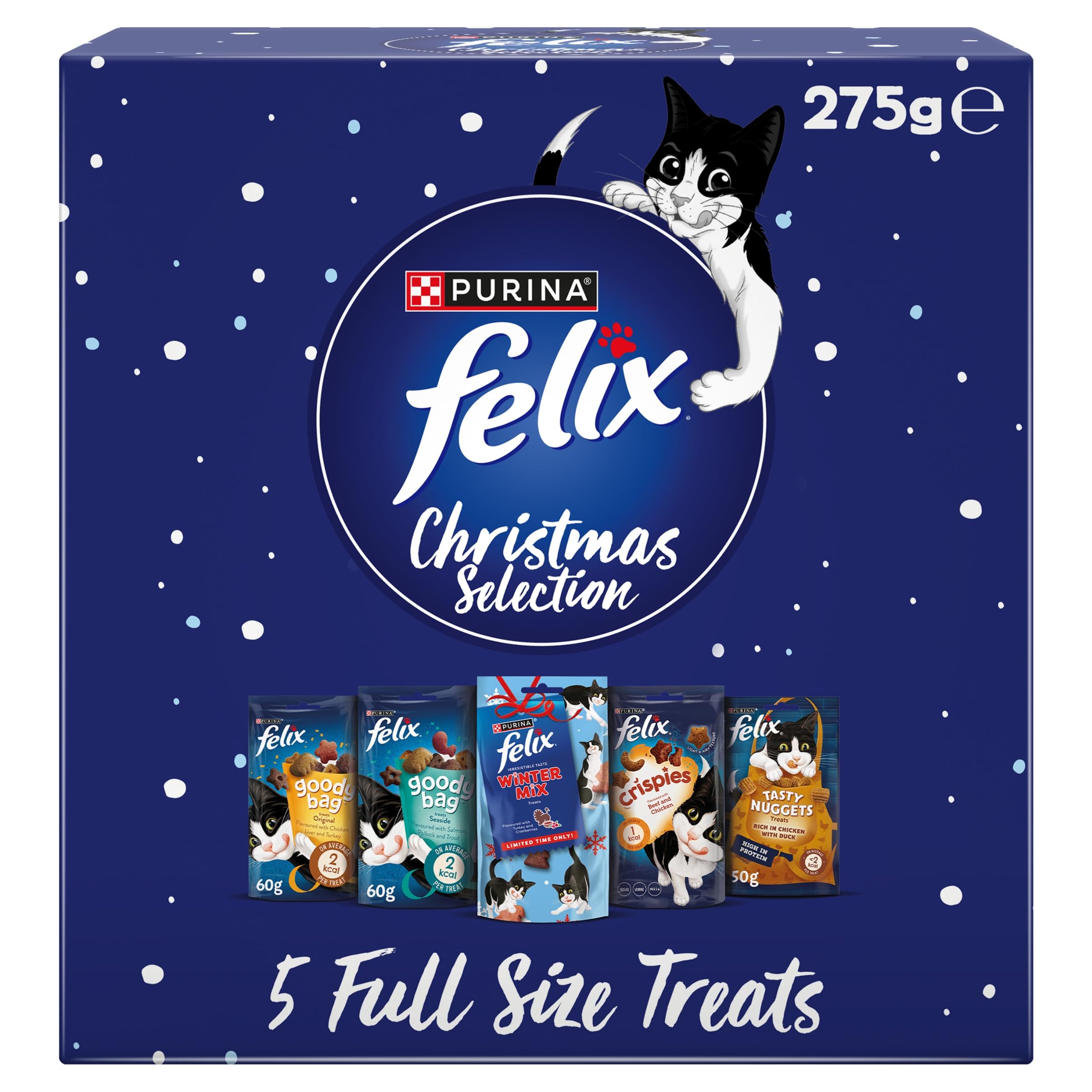 Felix cat treats Christmas Box 275g : Amazon.co.uk: Pet Supplies