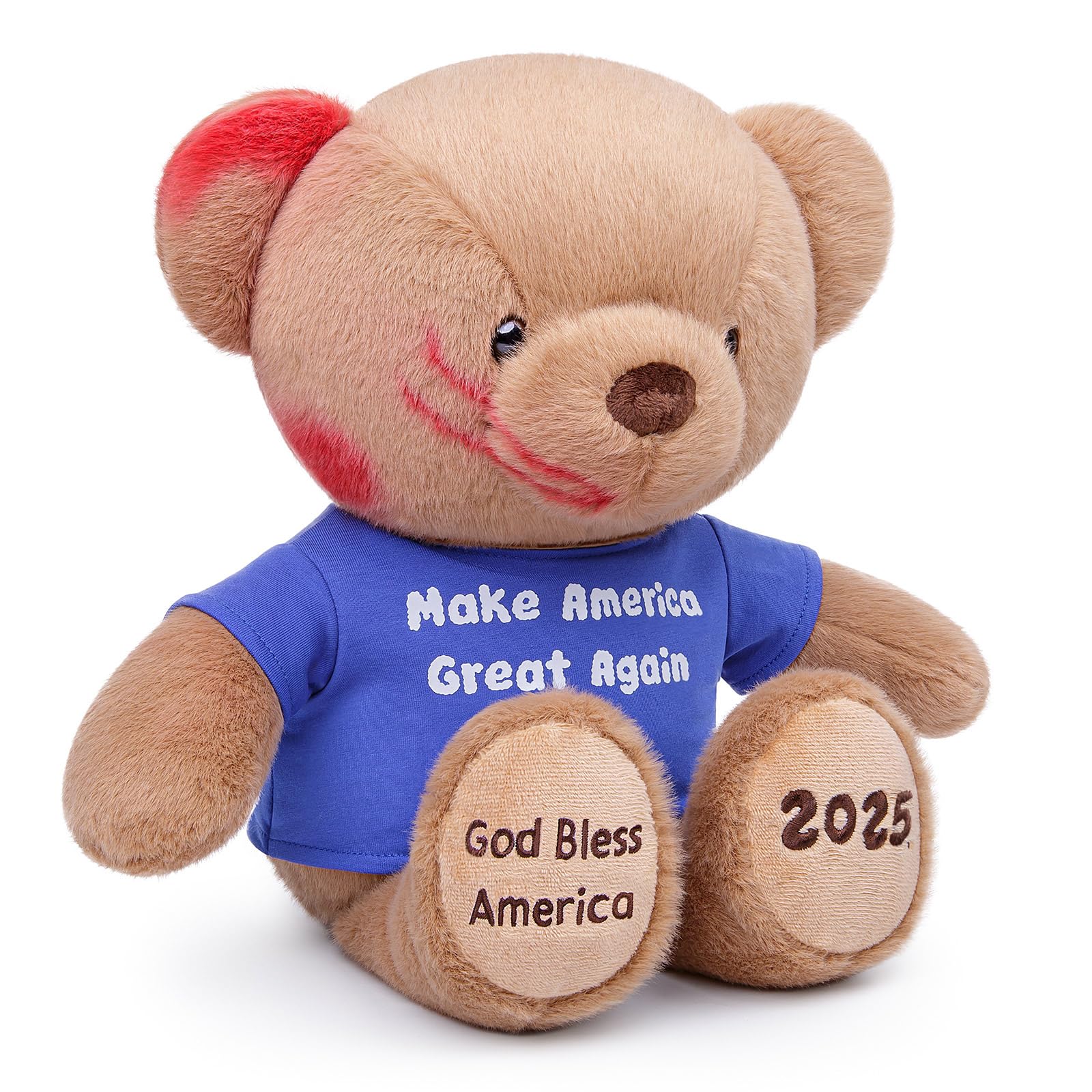 Trump Teddy Bear, Trump Bear, Teddy Bear 2024, Trump Bear Trump 25 Elect President Trump,Make America Great Again, Brown