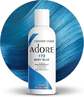 Adore Shining - Tinte semipermanente para el cabello, 172 azul bebé