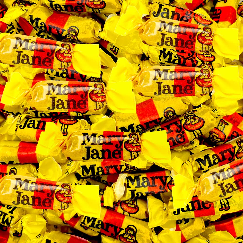 Mary Jane Candy, Peanut Butter Flavored Rolls, Gluten-Free, 2-Pound Bag : Grocery & Gourmet Food