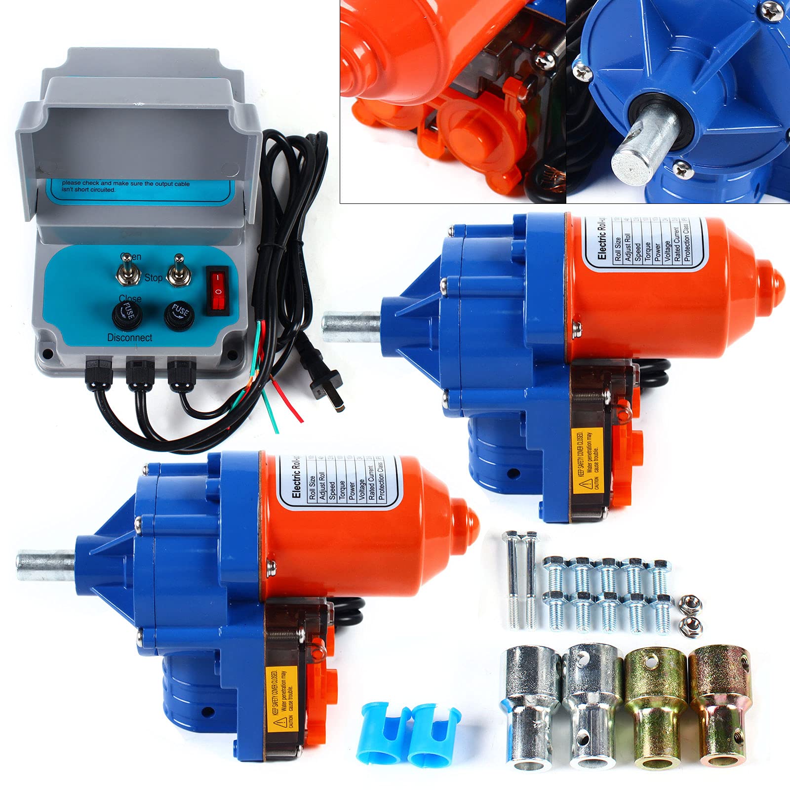 Buy Greenhouse Film Roll Up Motors with Limit Switch and Transformer