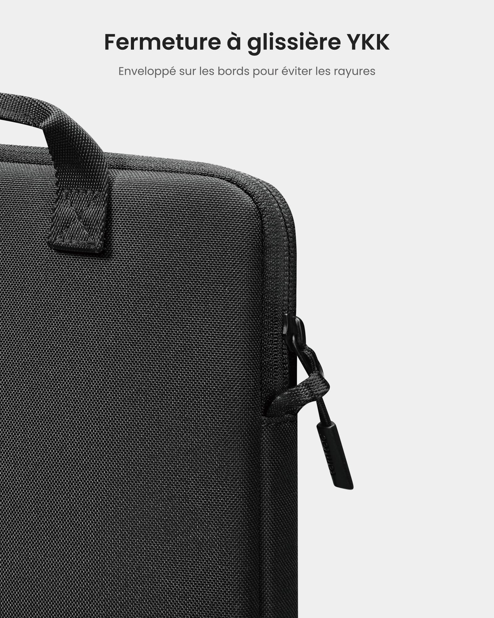 tomtoc Sac à bandoulière de Tablette pour 11 Pouces iPad Pro M4 & iPad Air M3/M2 2025-2024, 11 Pouces iPad 11 A16 2025, iPad Air 5/iPad 10, Sac à bandoulière Léger avec Rangement Accessoires