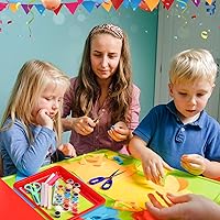Vista 41 de Maitys 24 bandejas de plástico para arte, bandeja organizadora para manualidades, bandeja para servir, bandejas de arena apilables, para la escuela