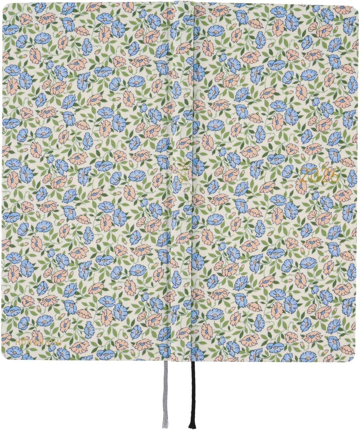 Hobonichi Techo 2026 Spring Weeks – Liberty Fabrics: Sasha Kiora (Japanese, Tall & Slim, April Start)