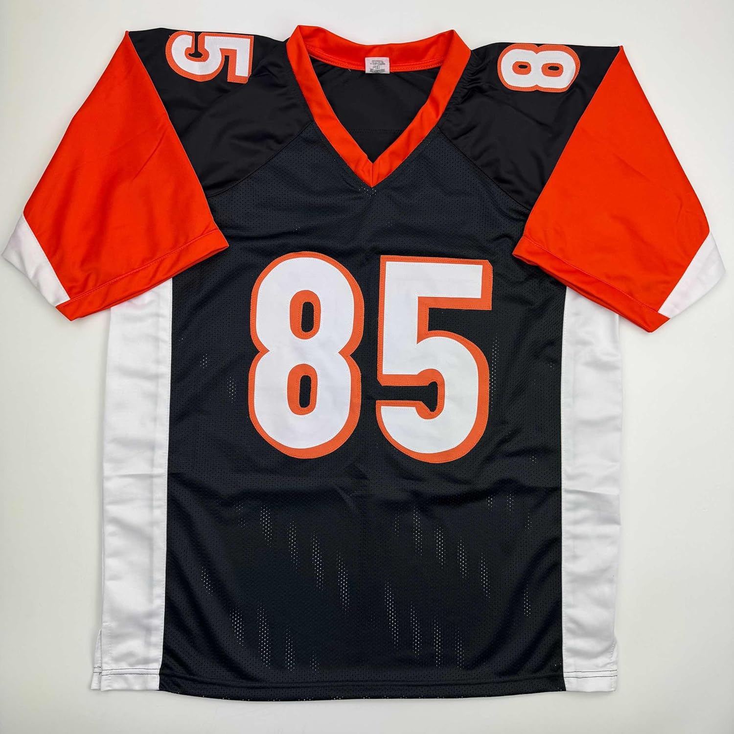 Autographed/Signed Chad Ochocinco (Johnson) Cincinnati Black Football Jersey JSA COA