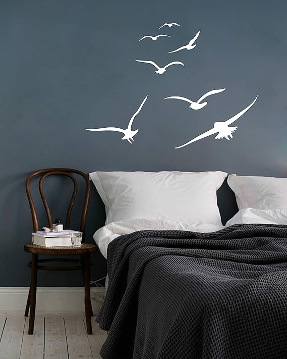 Flying Birds Wall Decals, Birds Vinyl Decals, Dorm Decals, Nursery Wall