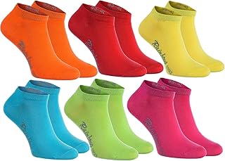 Hombre Mujer Calcetines Cortos Colores de Algodón