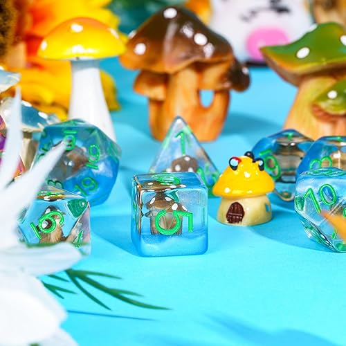 Miniatura 120 de UDIXI - Juego de dados poliédricos DND; juego de dados para Dungeons & Dragons, dados de calavera para DND, RPG, MTG y otros juegos de mesa