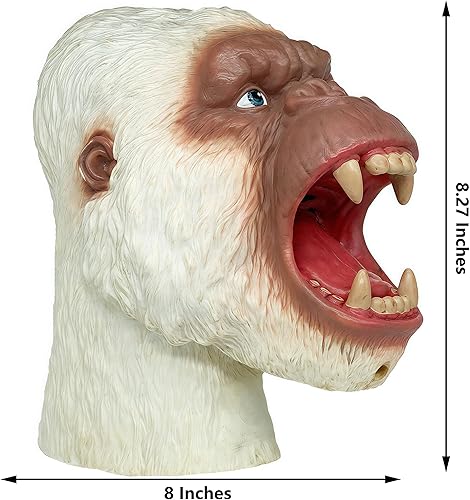 Miniatura 2 de Higherbros Gorilla Puppets Juguetes para niños, marionetas de mano Kingkong regalos para recuerdos de fiesta, juegos de rol, espectáculo de