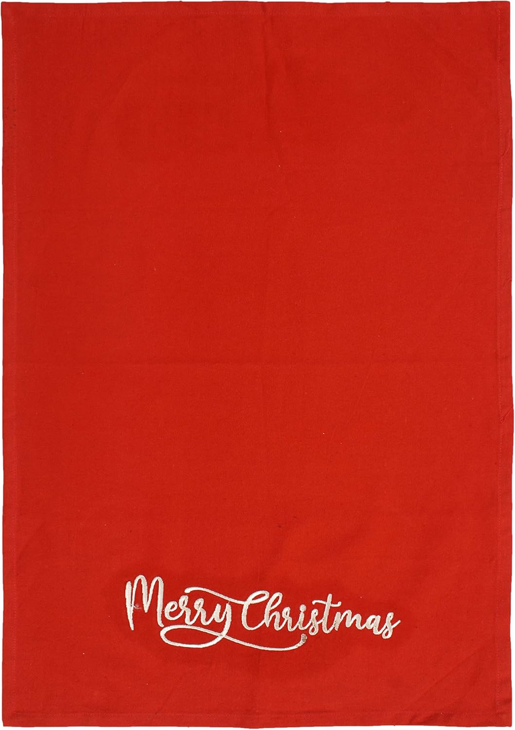 ACCENTHOME Christmas Kitchen Towels - Set of 4 Absorbent Cotton Dish Towels | Merry Christmas Printed Kitchen Linen Tea Towels & Drying Dishes - 20x28 inch - Image 4