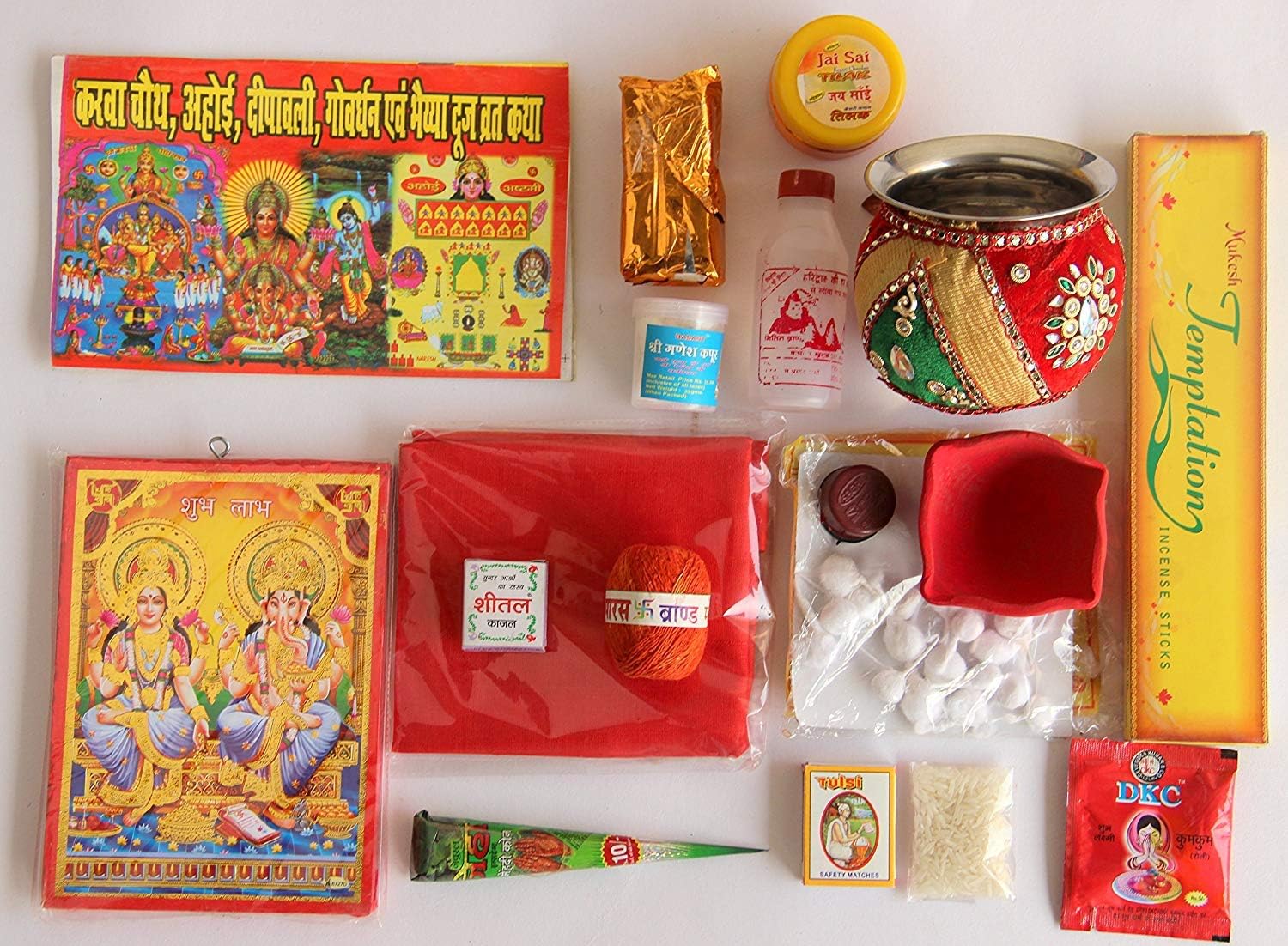 PRIYA R INDIA Karwa chauth Puja Samagri (natural)