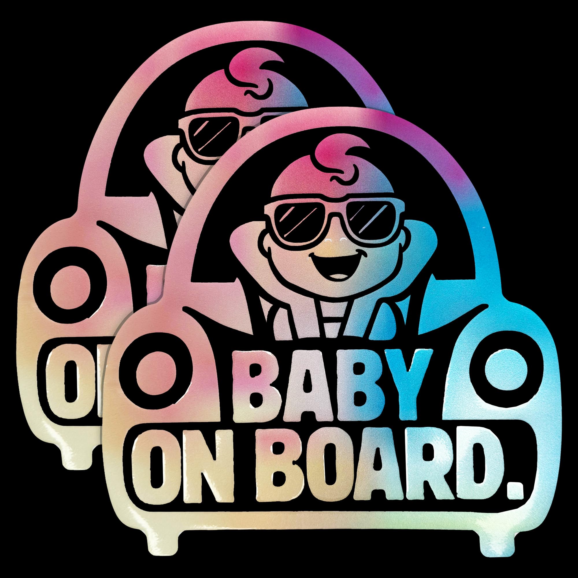 Amazon.com - Baby On Board Signs - Safety Sign Decal for Kids