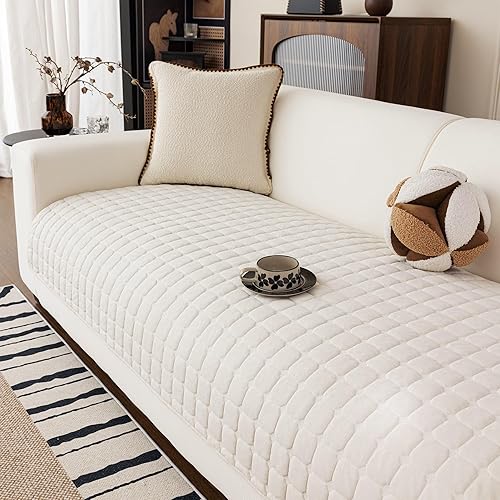 MEETSKY Fundas lavables para sofá de 2 cojines, funda de sofá para perros, fundas de sofá para sofá biplaza, fundas protectoras antideslizantes de