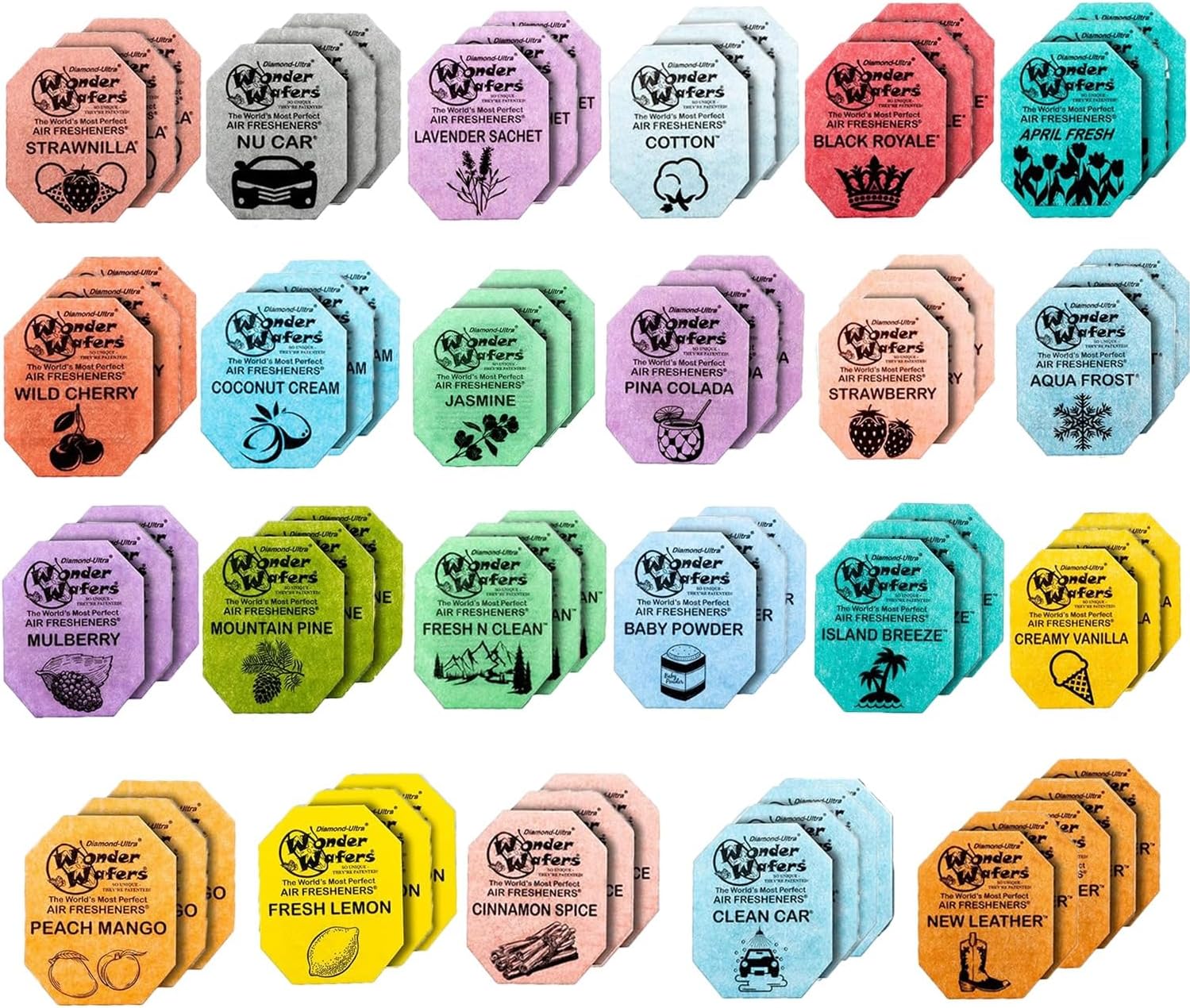 Amazon Wonder Wafers Car Air Freshener Wafers Variety Pack Of 72 amazon-wonder-wafers-car-air-freshener-wafers-variety-pack-of-72