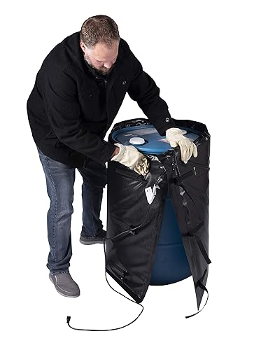 Miniatura 13 de Powerblanket BH55RR-80 - Manta de vinilo D-15 de grado industrialresistente a la intemperie, 55 galones, termostato interno fijo 80 grados F,