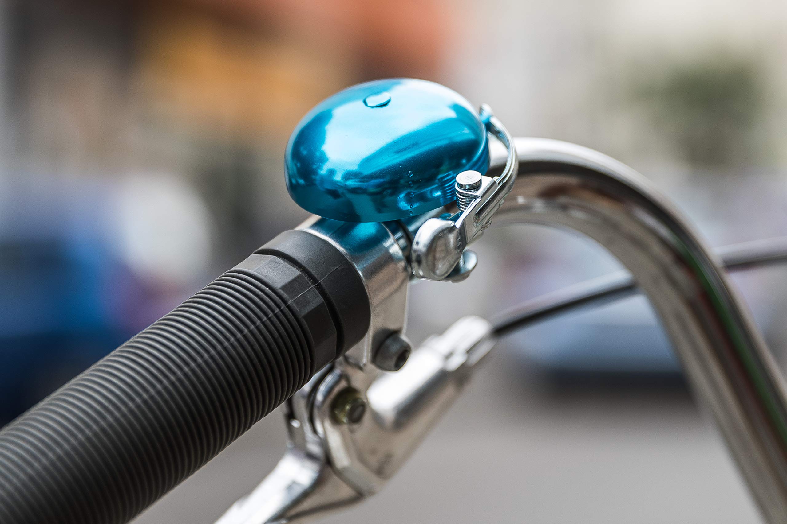 Pegas - Timbre de bicicleta para bicicleta de carretera, timbre para bicicleta de montaña, bicicleta cómoda, bicicleta eléctrica, bicicleta plegable, niños, mujer, hombre, anillo de bicicleta (azul)