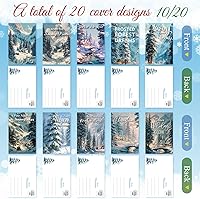 Vista 84 de Nuanchu 80 tarjetas postales de Navidad vintage de 4 x 6 pulgadas, tarjetas de felicitación de Papá Noel, tarjetas de Navidad retro, reimpresión