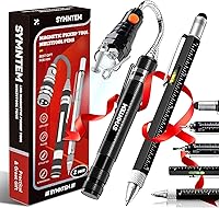 Vista 8 de Regalos para papá, herramienta de recogida magnética, herramienta de recogida magnética telescópica con linterna LED de 3 LED, regalos de Navidad