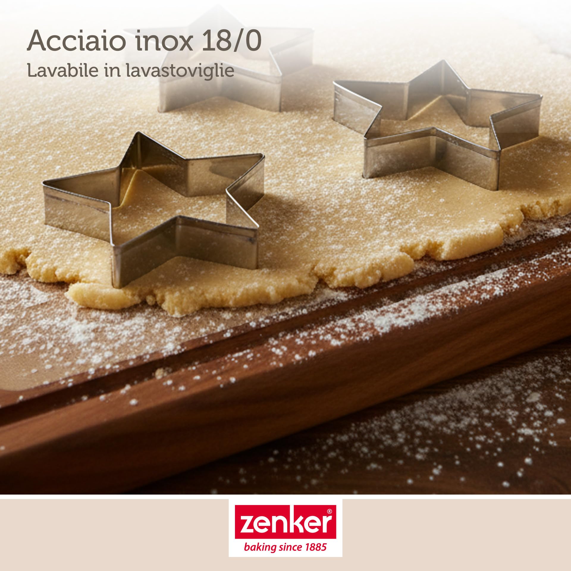 Zenker 43037 Set 25 Tagliabiscotti – Forme Varie Per Pasta, Decorazioni, Feste E Compleanni