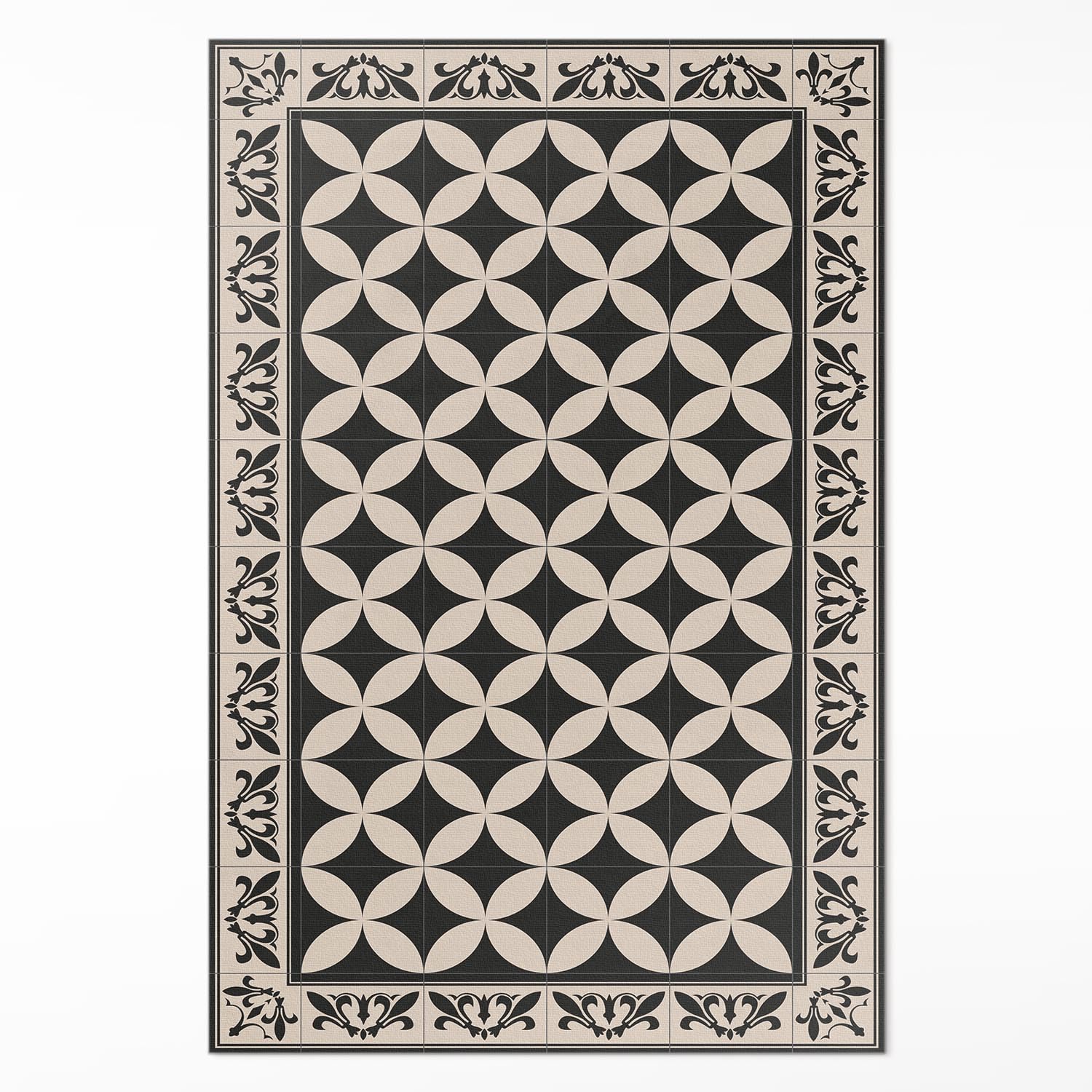 Tapis en vinyle entretien facile et résistant à décoloration