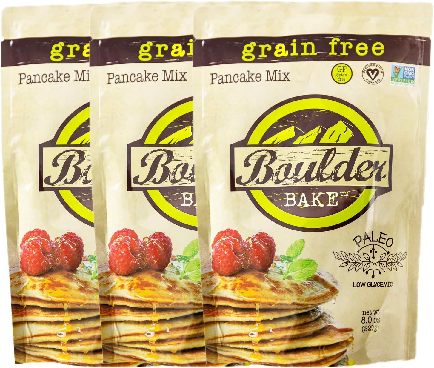 Pancake Baking Mix, Boulder Bake - grain and gluten free, vegan, and paleo