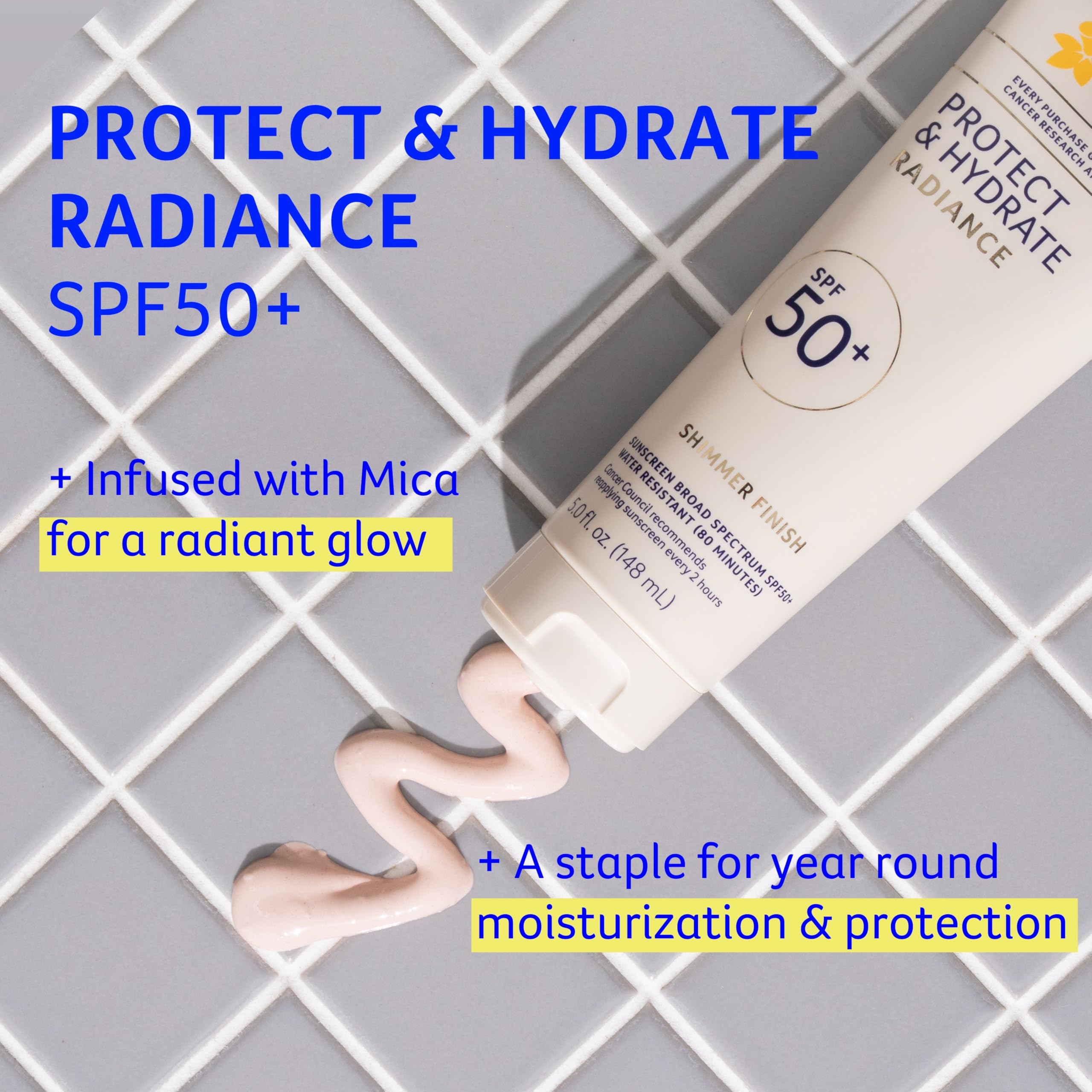 Cancer Council Protect & Hydrate Radiance Body Sunscreen SPF 50+