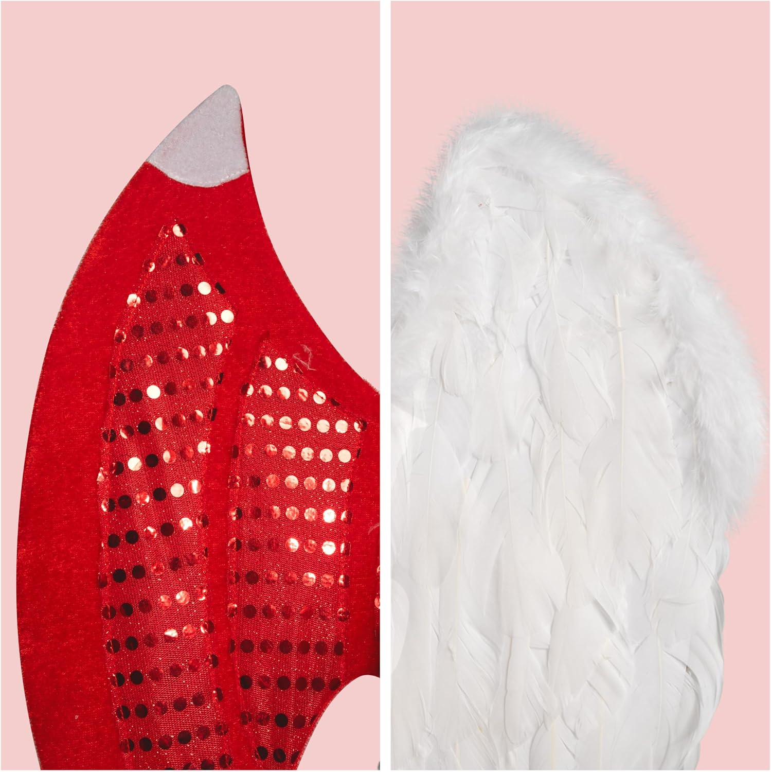 Spooktacular Creations Devil Costume for Kids, Child Angel and Devil Dress with Wings Headband for Halloween Role Play Party - Image 6